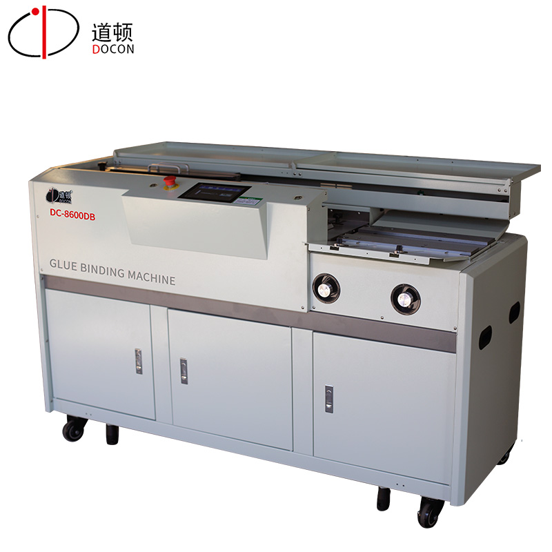 道頓 DC-8600DB A3全自動(dòng)無(wú)線膠裝機(jī) 單膠輪